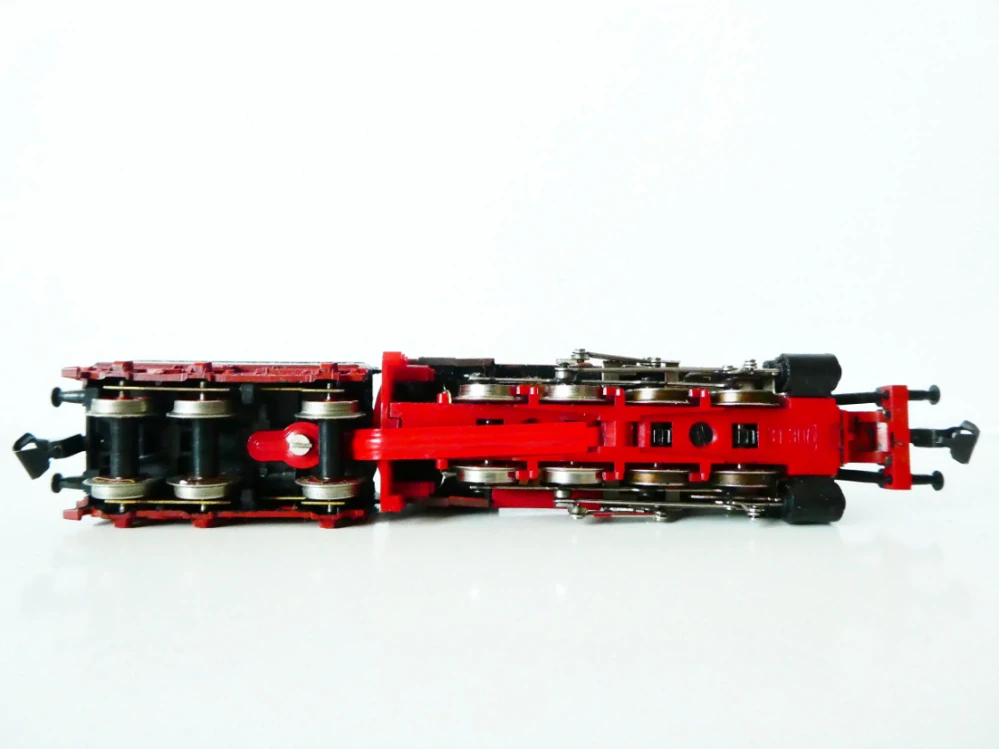 TT BTTB Parní lokomotiva BR 56 2719 DR s tendrem (chybí přední náprava, JEDE PERFEKTNĚ)