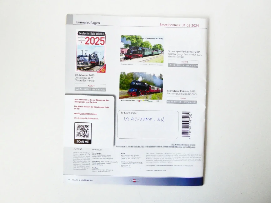 H0 TILLIG Katalog Novinky 2024