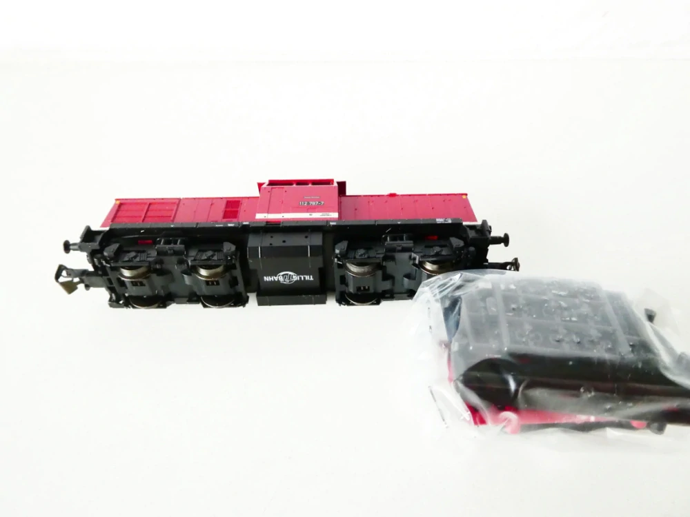 TT TILLIG 02580 Dieselová lokomotiva BR 112 787-7 DR TOP STAV OSVĚTLENÁ NEPOUŽÍVANÁ v krabičce s doplňky a návodem