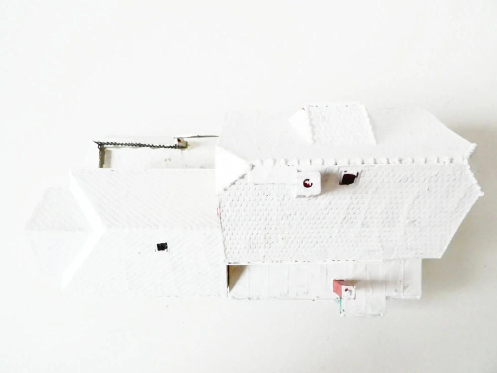 TT/H0 Drážní hostinec - zasněžený