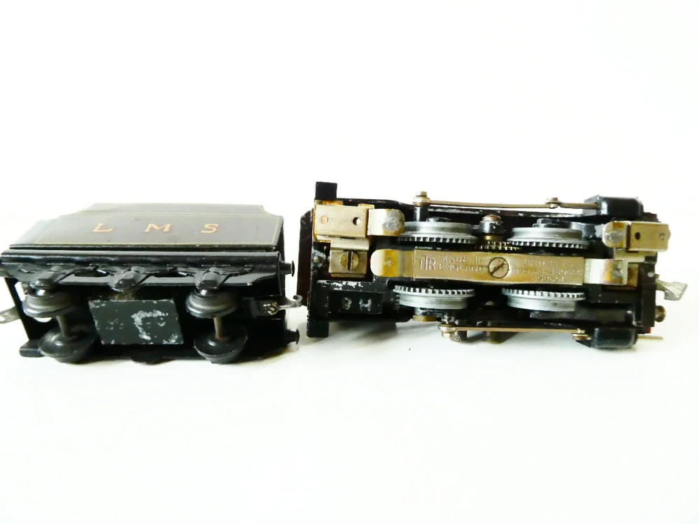 H0 TRIX TTR Parní lokomotiva hnědá 5647 LMS s tendrem celokovová ANTIK PĚKNÝ STAV