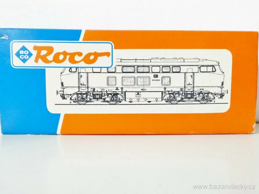 N ROCO 23220 Dieselová lokomotiva BR 215 020-9 DR OSVĚTLENÁ TOP STAV NEPOUŽÍVANÁ V KRABIČCE