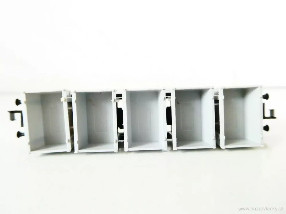 N FLEISCHMANN 8231 K Nákladní kontejnerový vůz s 5ti kontejnery VON HAUS ZU HAUS 21 80 411 7 882-1 DB TOP STAV NEPOUŽITÝ