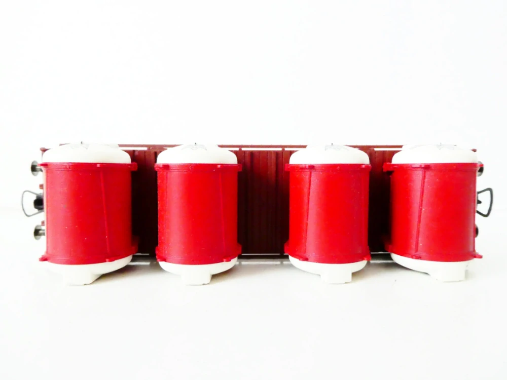 H0 Fleischmann 5231 Plošinový vůz s kontejnery EKU 7253407 DB TOP STAV 