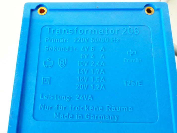 TITAN Transformator 206 ( trafo - Made in Germany ) PĚKNÝ STAV