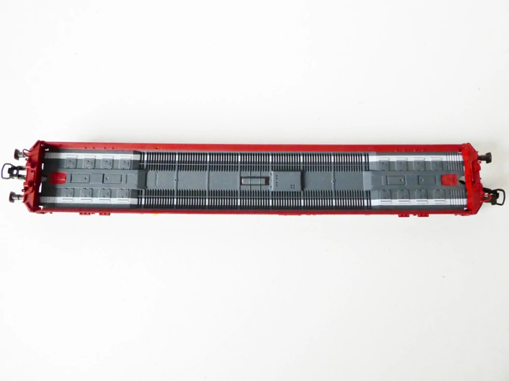 H0 FLEISCHMANN 3211 Nízkostěnný plošinový vůz 8mi-osý 82 80 4983 114-6 DB TOP STAV