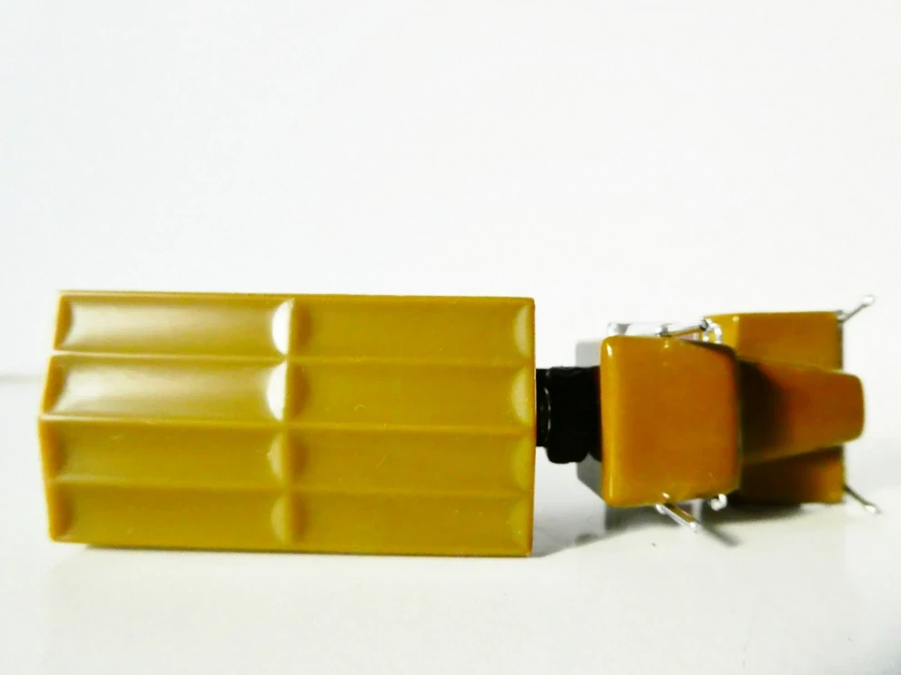 H0 Grell Nákladní automobil valník plachta Betriebsteil GK Einsiedel PĚKNÝ STAV