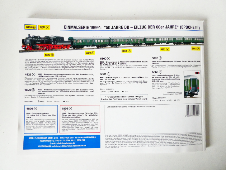 H0 Fleischmann Katalog 1999/2000 