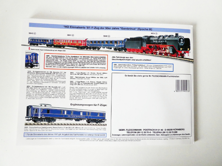 H0 Fleischmann Katalog 1997/1998 D
