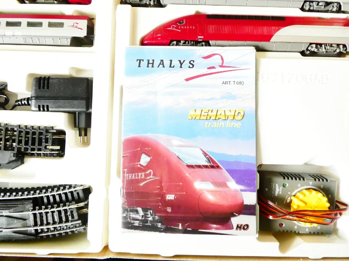 MEHANO T 680 Startovací sada THALYS 4341 PĚKNÝ STAV NEPOUŽÍVANÝ KOMPLETNÍ s průvodním listem v orig. krabici