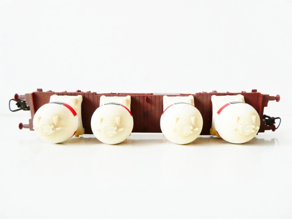 H0 Lima 302842 Plošinový vůz 20 74 440 4 133-0 pro přepravu kontejnerů DB se závěsem na čištění kolejí  OP STAV