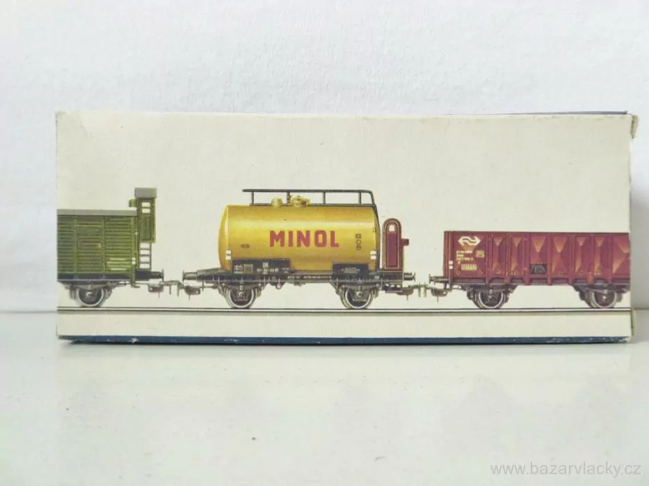 H0 PIKO Nákladní vůz otevřený bez značení TOP STAV z vitríny