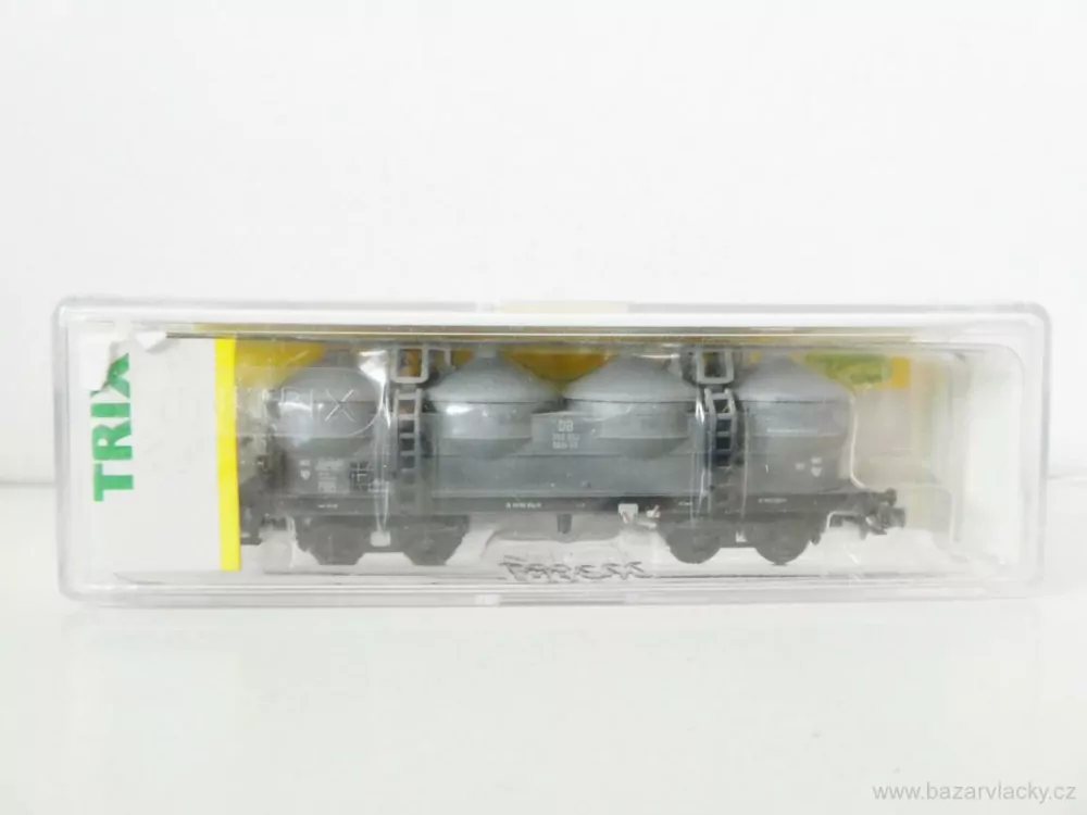 N MINITRIX 15193 Nákladní vůz na přepravu cementu 358 002 DB TOP STAV NEPOUŽITÝ v krabičce 