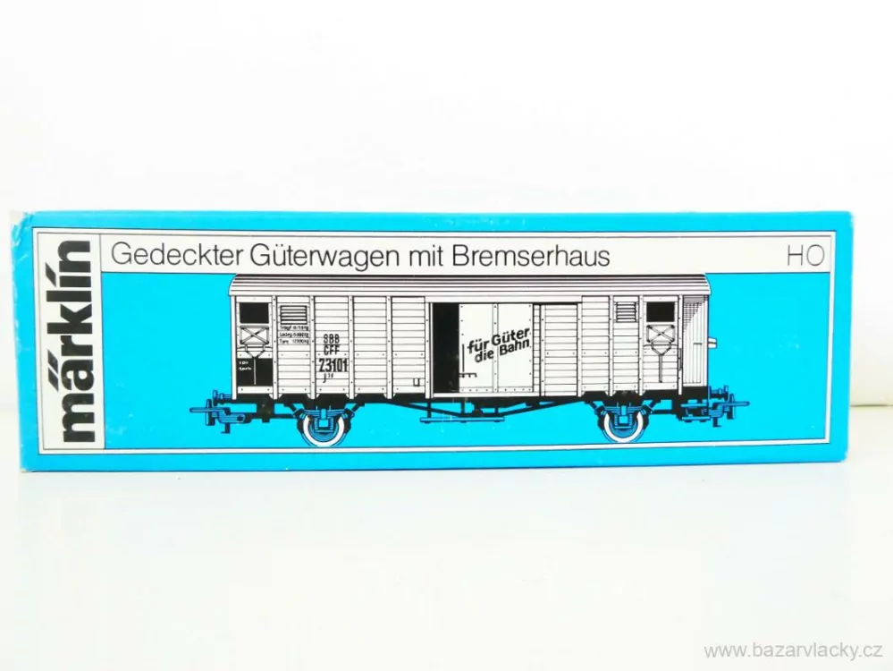 H0 MÄRKLIN 4698 Nákladní vůz s posuvnými vraty TOP STAV NEPOUŽITÝ v krabičce