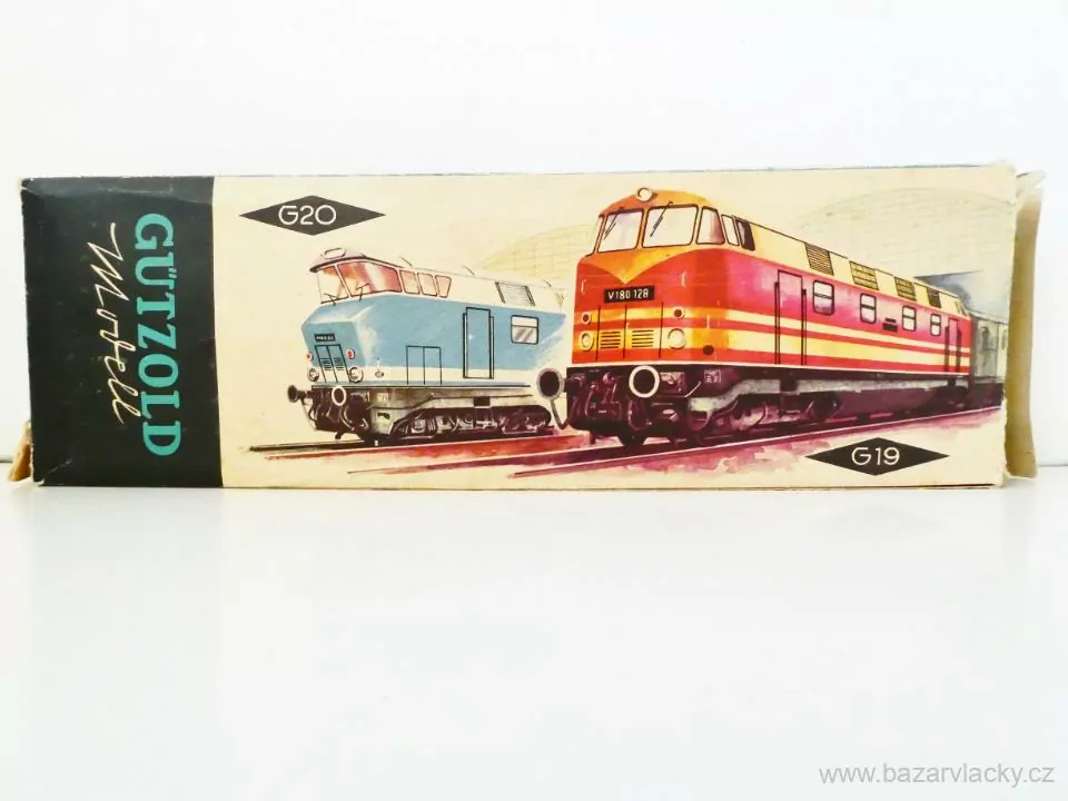 H0 GÜTZOLD - Dieselová lokomotiva V 180 128 DR PĚKNÝ STAV