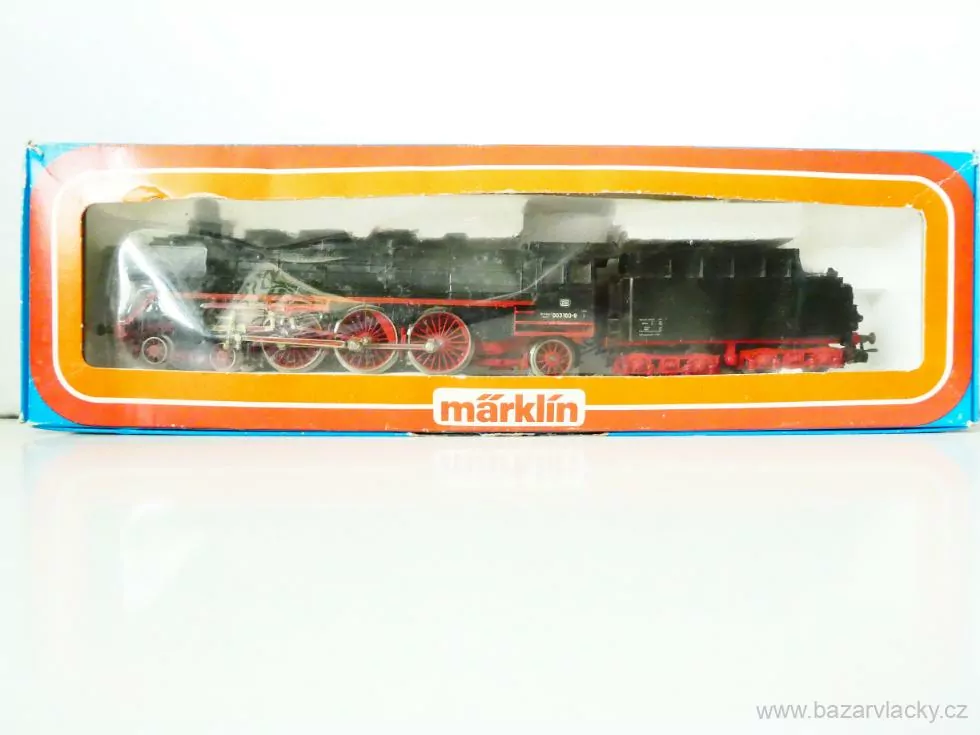 H0 MÄRKLIN - Parní lokomotiva s tendrem BR 003 169-9 DB 058 DB PĚKNÝ STAV