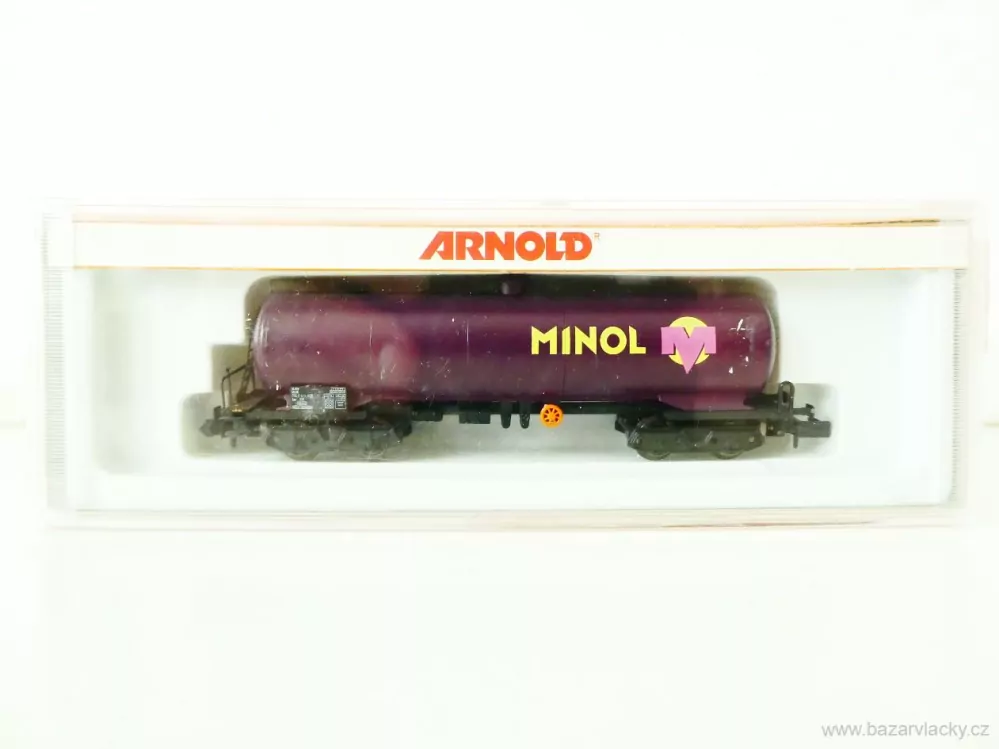 N ARNOLD 4397 Cisternový vůz MINOL 35 50 796 5 123-8 DR TOP STAV NEPOUŽITÝ v krabičce