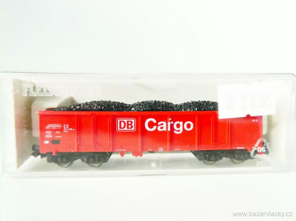 N FLEISCHMANN 8294 K Nákladní otevřený vůz Cargo s nákladem uhlí 31 80 534 7 782-0 DB AG TOP STAV NEPOUŽITÝ v krabičce