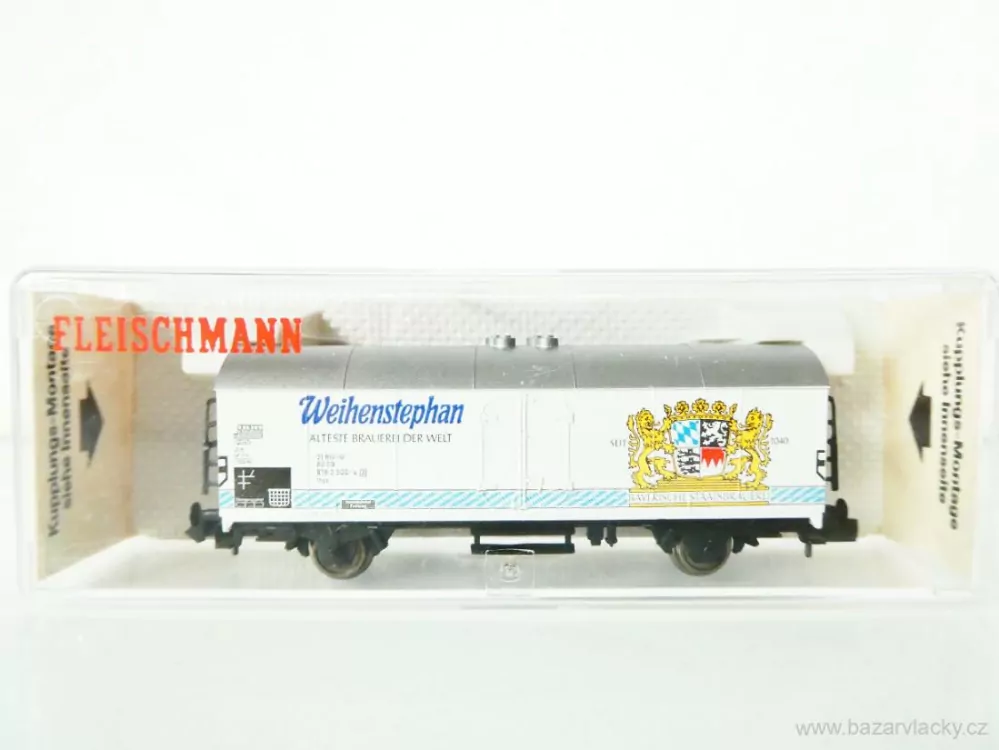 N FLEISCHMANN 8329 K Chladírenský vůz PIVO Weihenstephan 21 80 816 2 500-4 [P] DB TOP STAV NEPOUŽITÝ v krabičce 