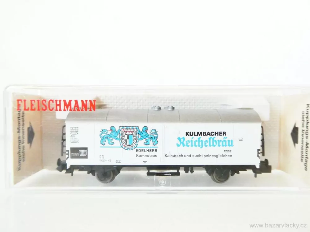 N FLEISCHMANN 8326 K Chladírenský vůz PIVO KULMBACHER Reichelbräu 21 80 080 0 744-3 [P] DB TOP STAV NEPOUŽITÝ v krabičce 
