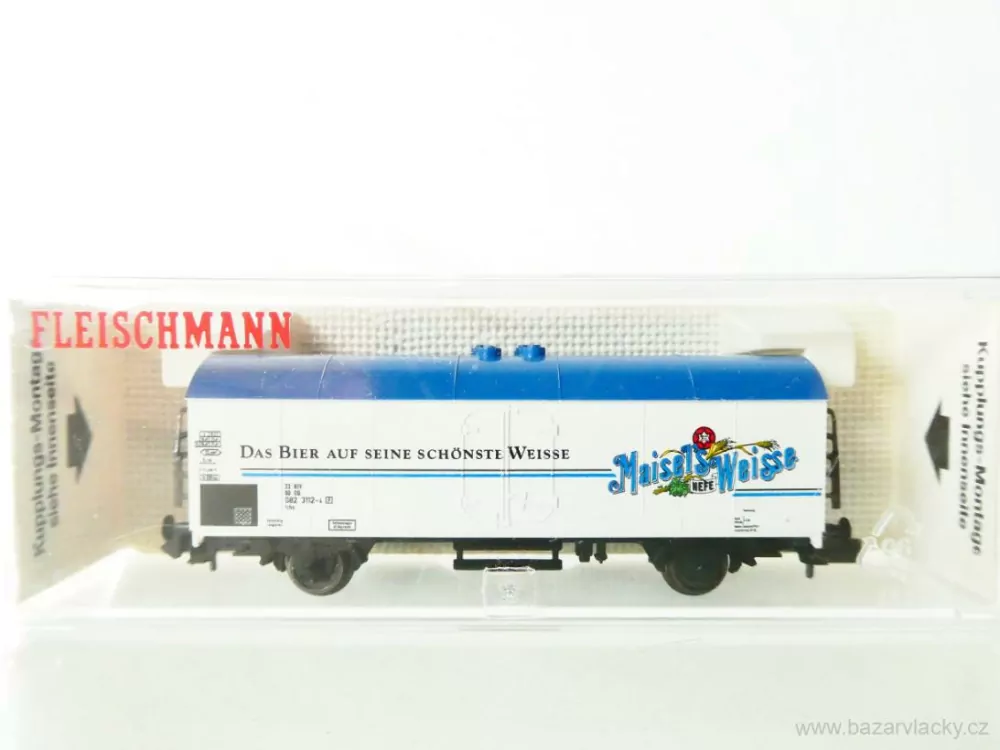 N FLEISCHMANN 8345 K Nákladní chladírenský vůz Maisels HEFE-Weisse 23 80 082 3 112-4 [P] DB TOP STAV NEPOUŽITÝ v krabičce 