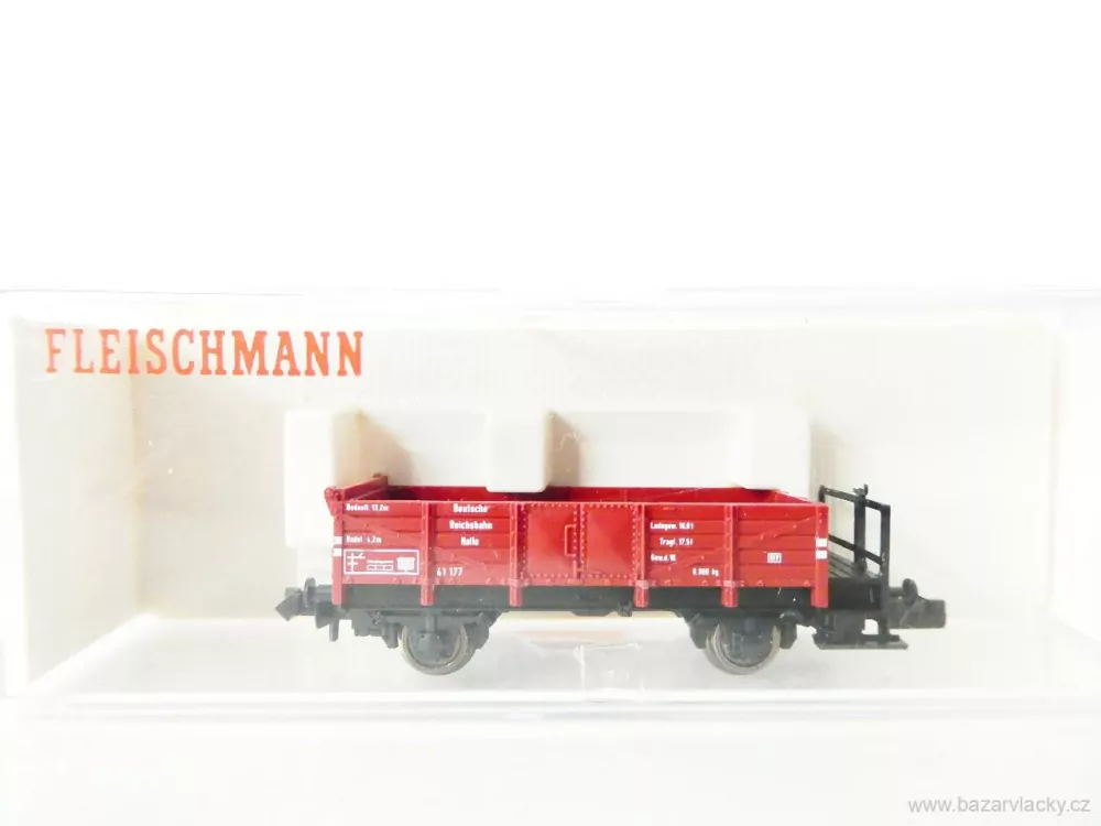 N FLEISCHMANN 8203 Nákladní vůz otevřený 41 177 DRG TOP STAV NEPOUŽITÝ v krabičce