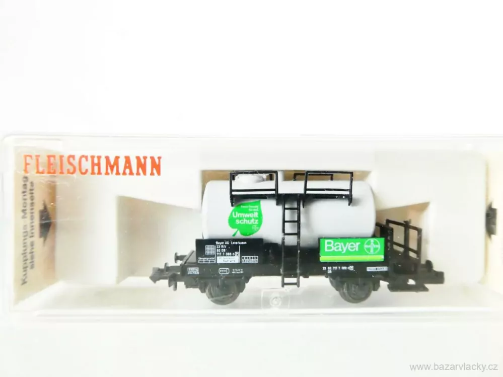 N FLEISCHMANN 8406 Cisternový vůz Bayer Umweltschutz 23 80 717 7 088-3 [P] DB TOP STAV NEPOUŽITÝ v krabičce