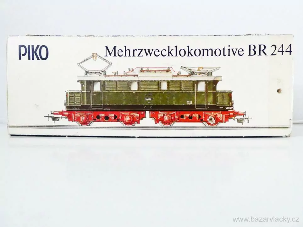 H0 PIKO Elektrická lokomotiva BR 244 068-3 DR PĚKNÝ STAV v originální krabičce
