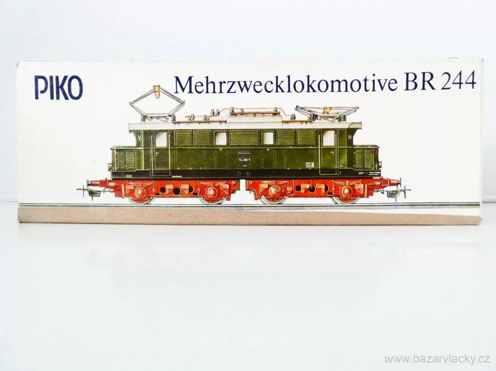 H0 PIKO Elektrická lokomotiva BR 144 137-0 DR TOP STAV NEPOUŽITÁ