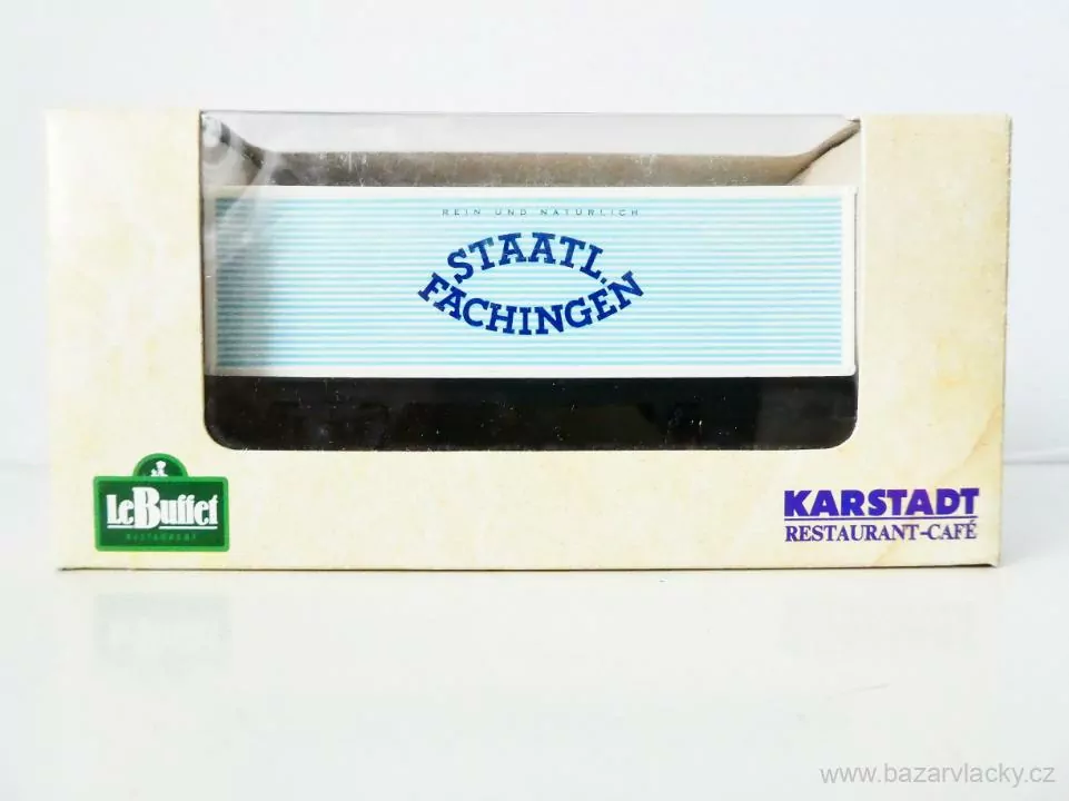 H0 ROCO Nákladní kontejnerový vůz  REIN UND NATÜRLICH STAATL. FACHINGEN TOP STAV NEPOUŽITÝ v krabičce