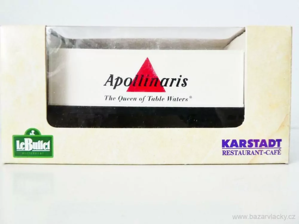 H0 ROCO Nákladní kontejnerový vůz Apollinaris The Queen of Table Waters TOP STAV NEPOUŽITÝ v krabičce
