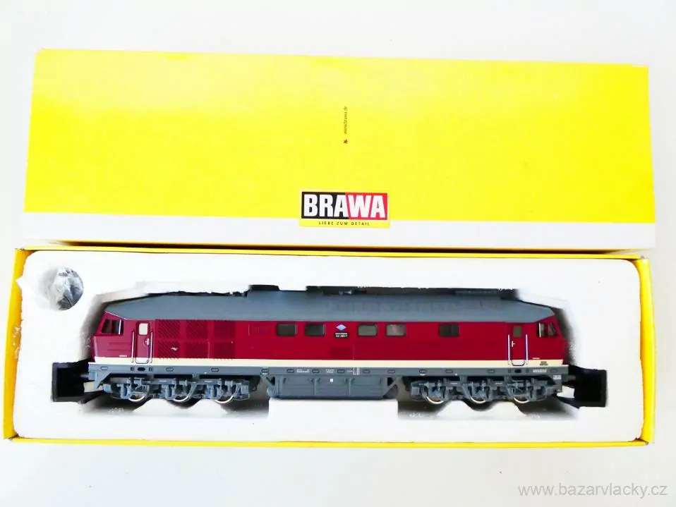 H0 BRAWA - Dieselová lokomotiva BR 132 399-7 DR TOP STAV NEPOUŽITÁ NOVÁ