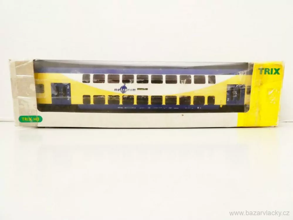 H0 TRIX 23246 Patrový osobní vůz 2. tř. METRONOM TOP STAV NEPOUŽÍVANÝ