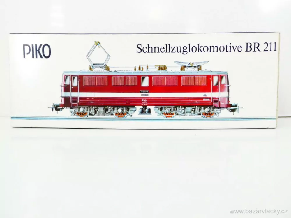 H0 PIKO Elektrická lokomotiva E 211 035-1 DR TOP STAV