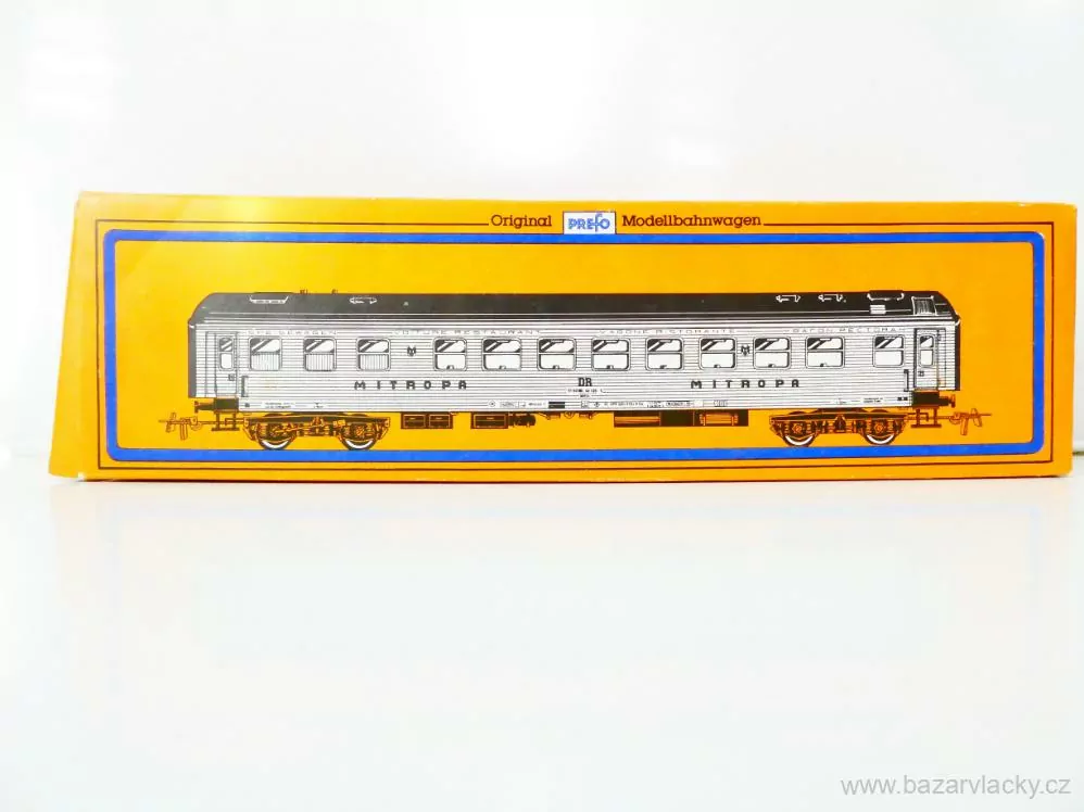 H0 SCHICHT Lůžkový vůz MITROPA 51 50 70-40 134-1 DR OSVĚTLENÝ TOP STAV NEPOUŽITÝ