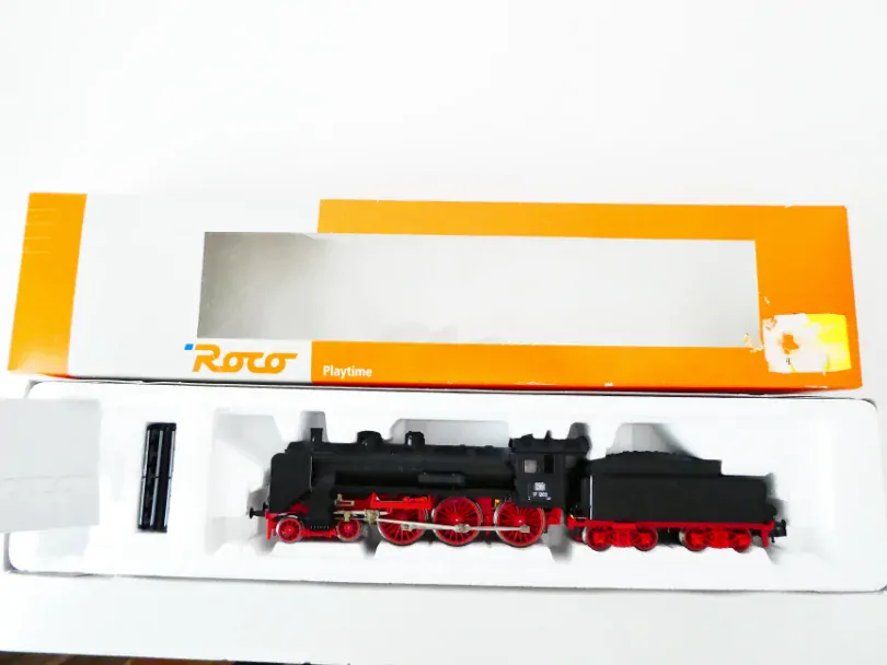 H0 ROCO 63336 Parní lokomotiva BR 17 1203 DB OSVĚTLENÁ TOP STAV NEPOUŽÍVANÁ