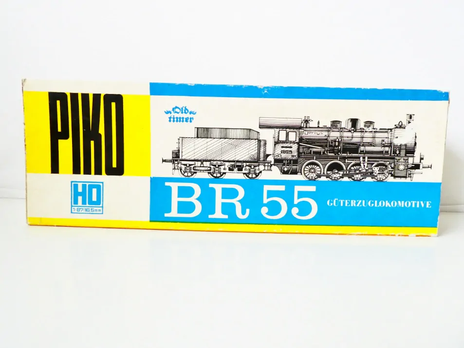 H0 PIKO Parní lokomotiva BR 55 s tendrem zelená 81340 FHS PĚKNÝ STAV