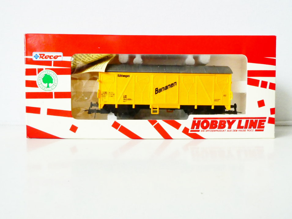 H0 ROCO HOBBY LINE 56300 Chladírenský vůz Bananen DB TOP STAV NEPOUŽITÝ v krabičce