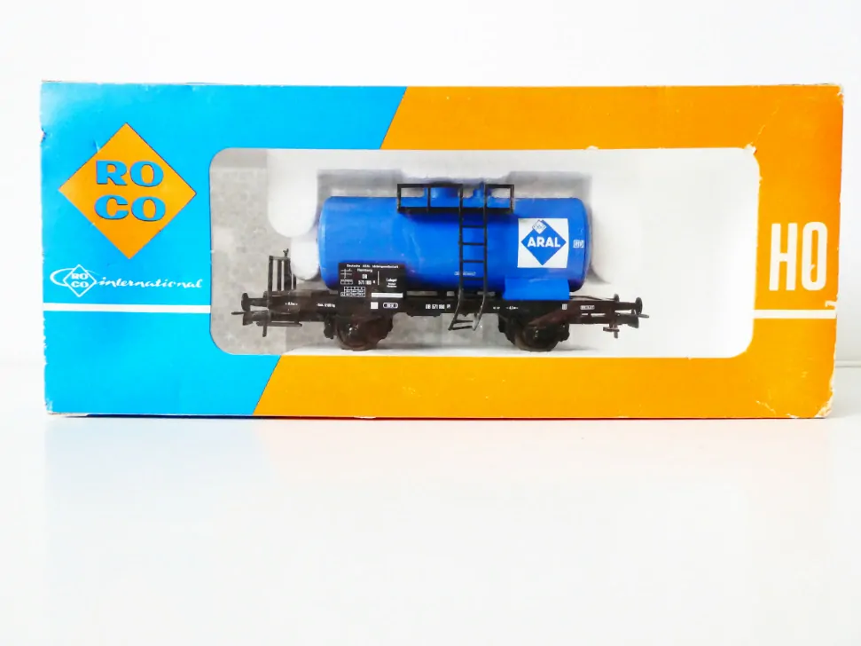 H0 ROCO 46206 Cisternový vůz 571 180 ARAL DB TOP STAV NEPOUŽITÝ v krabičce