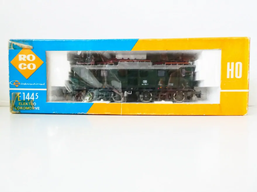 H0 ROCO 4160 Elektrická lokomotiva BR 144 509-7 DB OSVĚTLENÁ TOP STAV NEPOUŽÍVANÁ v krabičce