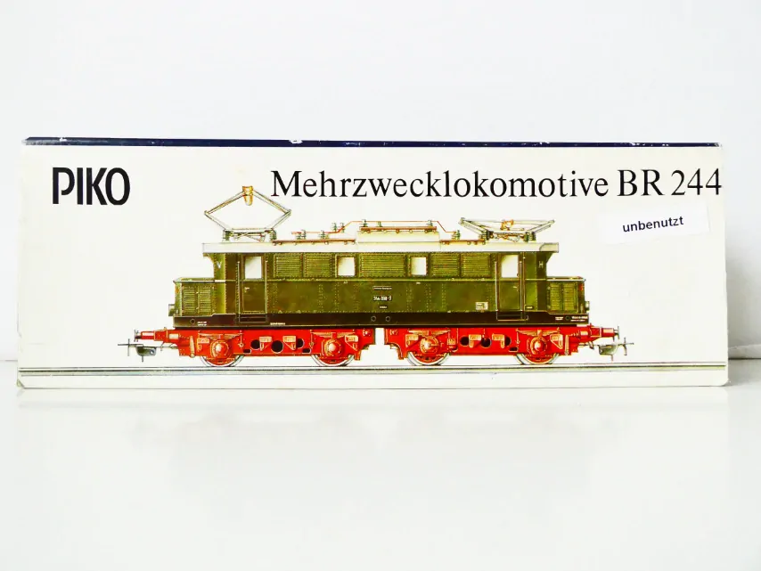 H0 PIKO Elektrická lokomotiva BR 144 137-0 DR OSVĚTLENÁ TOP STAV NEPOUŽITÁ v orig. krabičce 
