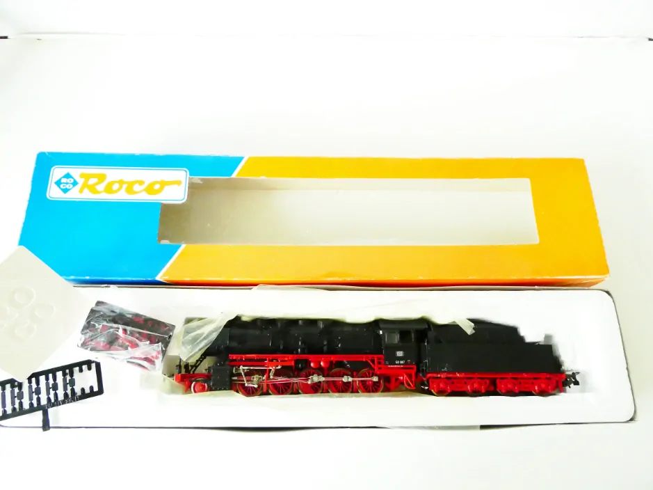 H0 ROCO 43288 Parní lokomotiva BR 50 987 DB OSVĚTLENÁ PĚKNÝ STAV
