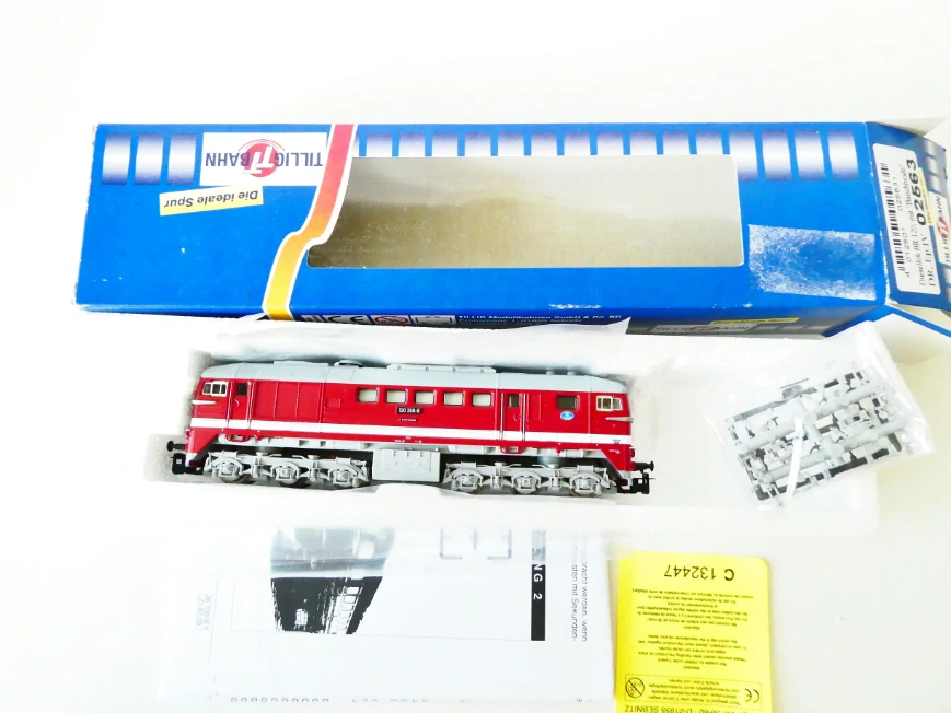 TT TILLIG 02563 Dieselová lokomotiva BR 120 269-6 DR OSVĚTLENÁ TOP STAV NEPOUŽITÁ v orig. krabičce s doplňky a návodem NOVÁ