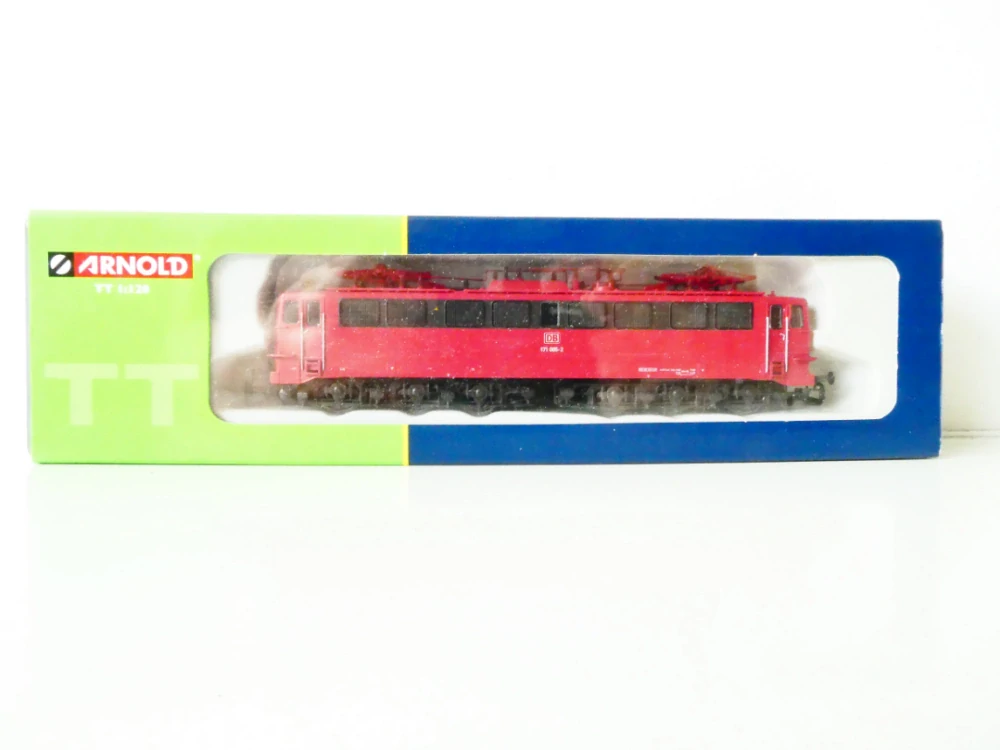 TT ARNOLD HN9016 Elektrická lokomotiva BR 171 005-2 DB OSVĚTLENÁ TOP STAV NOVÁ NEPOUŽITÁ v orig. krabičce s manuálem a doplňky