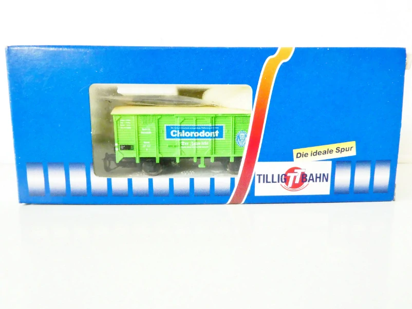 TT TILLIG 14138 Nákladní vůz krytý Chlorodont 37 157 DR TOP STAV NEPOUŽITÝ v orig. krabičce