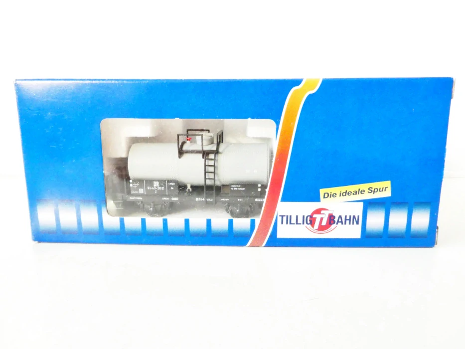 TT TILLIG 95802 Cisternový kotlový vůz šedý 51-43-20 DR TOP STAV NEPOUŽITÝ v orig. krabičce