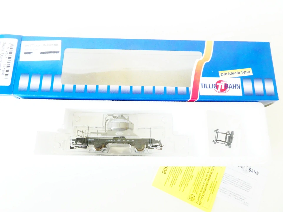 TT TILLIG 14725 Nákladní vůz na přepravu křemičitého písku Leuna 44 50 900 3904-8 DR TOP STAV NEPOUŽITÝ v orig. krabičce s doplňky