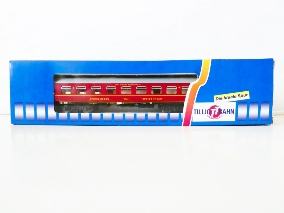 TT TILIG 13753 Jídelní vůz "Verein Sachsischer Eisenbahnfreunde" (VSE) - REKO-Museums TOP STAV NEPOUŽITÝ v orig. krabičce s návodem NOVÉ