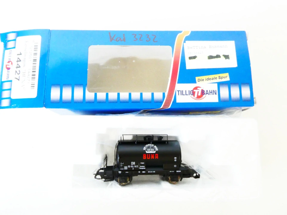 TT TILLIG 14427 Cisternový vůz BUNA 52-53-19 Z DR TOP STAV NEPOUŽITÝ v orig. krabičce