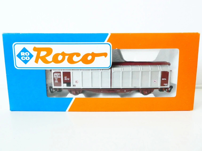 TT ROCO 37552 Nákladní vůz s posuvnými bočnicemi 21 50 246 2 126-4 Hbbillns DR TOP STAV NOVÝ v orig. krabičce s návodem